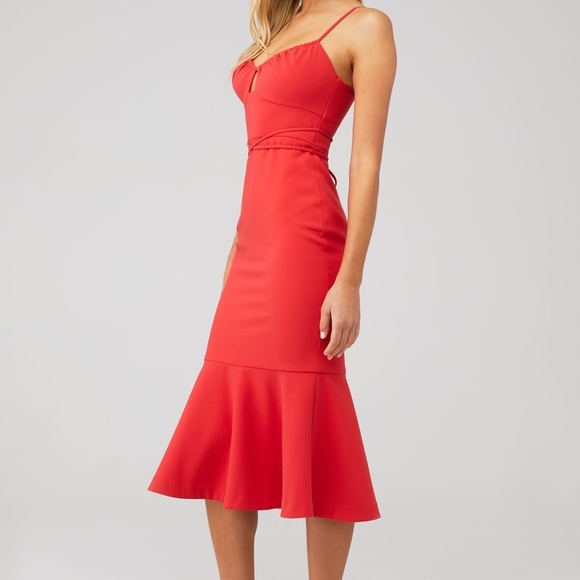 Likely Kiki Dress in Color Bittersweet (coral-red). Size 2. NWT! - Picture 2 of 4